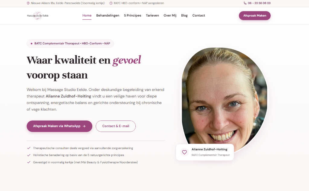 Welkom op Onze Nieuwe Website: Meer Rust, Overzicht en Gemak voor U